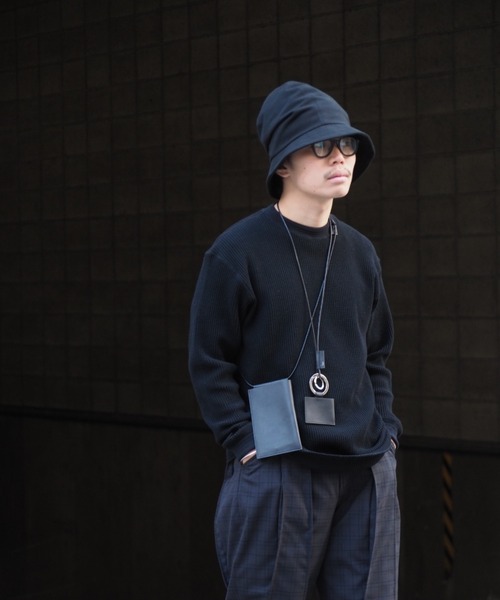 Toironier（トワロニエ）の「Toironier/トワロニエ/Tucker Waffle/タッカーワッフル（Tシャツ/カットソー・メンズ・ブラック/ホワイト・2/1）」の14枚目の写真