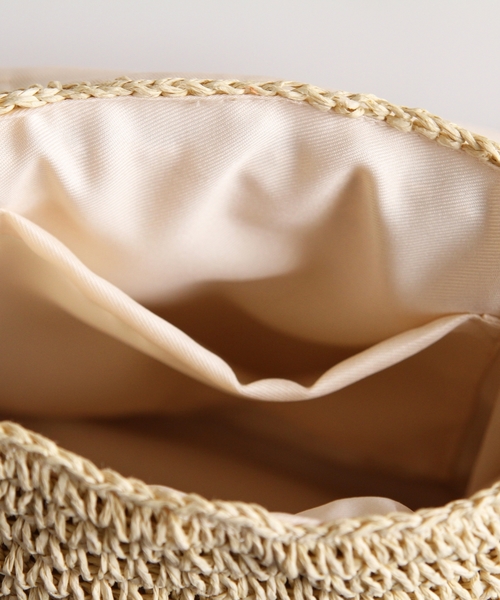 BEAUTY&YOUTH UNITED ARROWS（ビューティーアンドユースユナイテッドアローズ）の「BYSF∵2トーンフラップショルダー◆（ショルダーバッグ・レディース・ベージュ/ネイビー・FREE）」の9枚目の写真