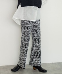 w closet | ダマスク柄ニットパンツ(その他パンツ)