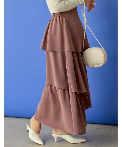 ランダムティアードシフォンロングスカート スカート Re Edit リエディ のファッション通販 Zozotown