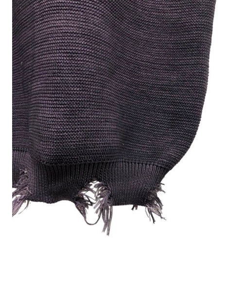 XU（エックスユー）の「【XU/エックスユー】spray washed knit vest/スプレー加工 Vネックニットベスト ダメージニットベスト ニットベスト（ベスト・メンズ・パープル/グレー・ONE SIZE）」の8枚目の写真