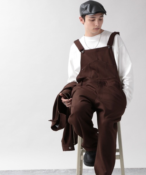 RAGEBLUE(レイジブルー)の「メランジーンズオーバーオール<セットアップ着用可能>(サロペット/オーバーオール・メンズ・ブラック/ブラウン・FREE)」の18枚目の写真