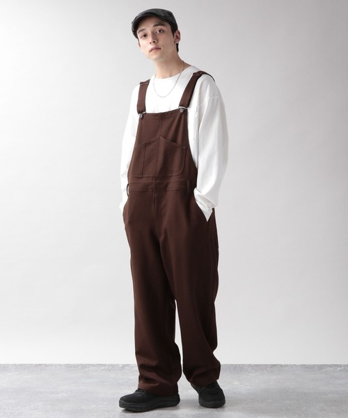 RAGEBLUE(レイジブルー)の「メランジーンズオーバーオール<セットアップ着用可能>(サロペット/オーバーオール・メンズ・ブラック/ブラウン・FREE)」の5枚目の写真
