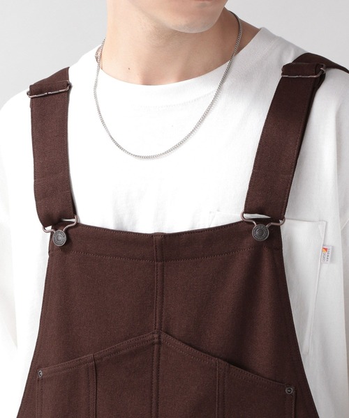 RAGEBLUE(レイジブルー)の「メランジーンズオーバーオール<セットアップ着用可能>(サロペット/オーバーオール・メンズ・ブラック/ブラウン・FREE)」の10枚目の写真