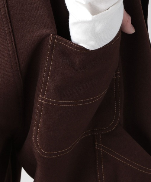 RAGEBLUE(レイジブルー)の「メランジーンズオーバーオール<セットアップ着用可能>(サロペット/オーバーオール・メンズ・ブラック/ブラウン・FREE)」の17枚目の写真