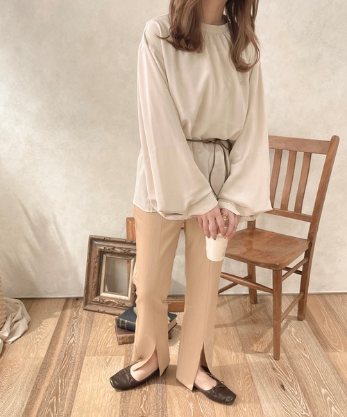 apres jour clair（アプレジュールクレア）の「【apres jour clair】２WAYスリーブシャツ（シャツ/ブラウス・レディース・アイボリー/ベージュ/ピンク系その他・フリー/X-LARGE）」の16枚目の写真