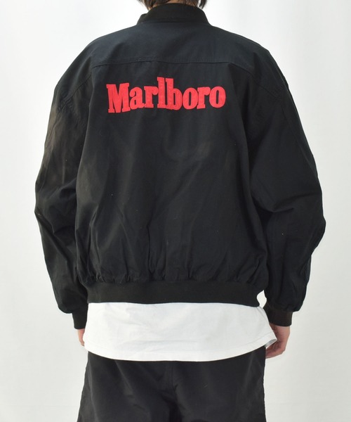 VINTAGE（ヴィンテージ）の「【ヴィンテージ古着】Marlboro/マルボロ スイングトップ フルジップジャケット リバーシブルジャケット（ブルゾン・メンズ・ブラック・X-LARGE）」の13枚目の写真