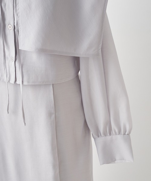 one after another NICE CLAUP（ワンアフターアナザーナイスクラップ）の「マルチWAY　セーラーカラーブラウスキャミワンピースセット（ワンピース・レディース・ベージュ/アイボリー/グレー系その他・FREE）」の8枚目の写真