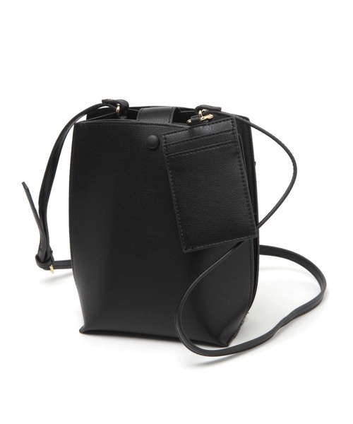 niko and...（ニコアンド）の「オリジナルカードケース付きショルダーバッグ（ショルダーバッグ・レディース・ホワイト/ブラック・0）」の2枚目の写真