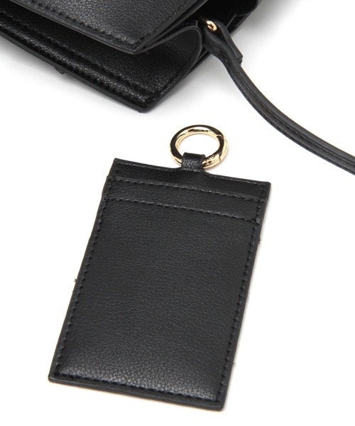 niko and...（ニコアンド）の「オリジナルカードケース付きショルダーバッグ（ショルダーバッグ・レディース・ホワイト/ブラック・0）」の8枚目の写真
