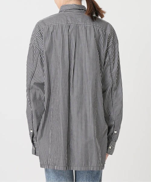 美品  プラージュ ストライプ ビッグシャツ BOYs box シャツ 黒系 plage（プラージュ）の「《追加》Boys box シャツ2(ブラックA