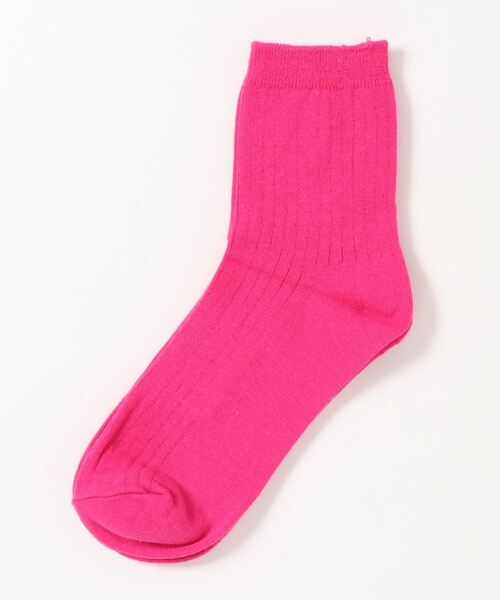 TONE SELECT GOODS（トーンセレクトグッズ）の「【urge】  ビビットカラー　ソックス（ソックス/靴下・レディース・パープル/ピンク/イエロー/オレンジ/ブルー/グリーン/ダークパープル/ローズ/ライトピンク/ダークオレンジ・FREE）」の6枚目の写真
