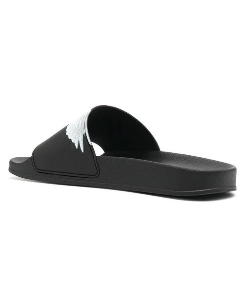 MARCELO BURLON（マルセロ・バーロン）の「【MARCELO BURLON】WINGS SLIDER（サンダル・メンズ・ブラック×ホワイト・26.0cm）」の4枚目の写真