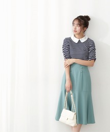 PROPORTION BODY DRESSING | 【美人百花5月号掲載 宇垣美里さん着用商品】フロントボタンフレアスカート / 1212120406(スカート)