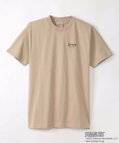 PEANUTS(ピーナッツ)の「【OUTDOOR PRODUCTS/アウトドアプロダクツ】【PEANUTS/ピーナッツ】 スヌーピー オリジナルデザインTシャツ(Tシャツ/カットソー・メンズ・ホワイト系その他/ダークグリーン/ピンク系その他/ブルー/ベージュ系その他/ベージュ/ホワイト・X-LARGE/MEDIUM/SMALL/LARGE)」の18枚目の写真