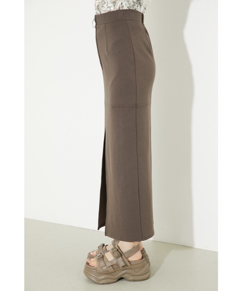 rienda（リエンダ）の「ディープスリットタイトカットスカート（スカート・レディース・ブラック/ブラウン/グリーン/スモークピンク・SMALL/MEDIUM）」の18枚目の写真