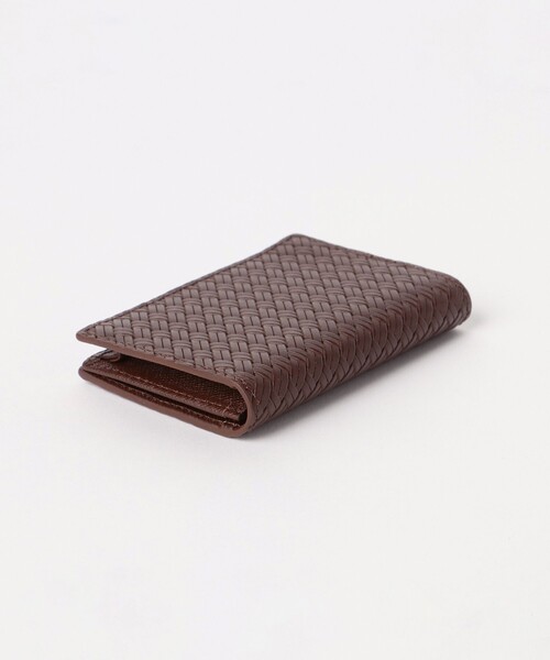 BEAMS HEART（ビームスハート）の「【ユニセックス】メッシュ 型押し レザー 名刺入れ（名刺入れ・メンズ・ブラック/ダークブラウン・ONE SIZE）」の8枚目の写真