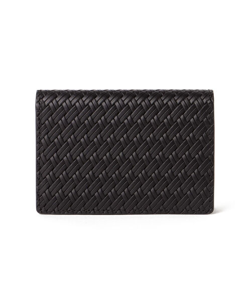 BEAMS HEART（ビームスハート）の「【ユニセックス】メッシュ 型押し レザー 名刺入れ（名刺入れ・メンズ・ブラック/ダークブラウン・ONE SIZE）」の3枚目の写真