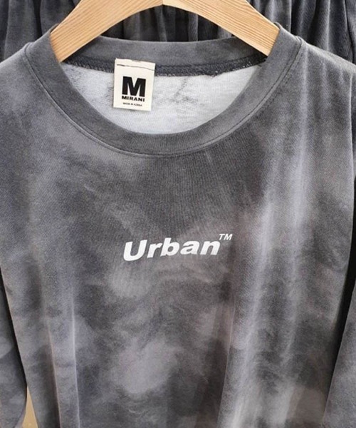 Dalfwin(ダールフィン)の「Urbanタイダイ柄スウェット上下セットアップルームウェア(ルームウェア/パジャマ・レディース・カーキ/ベージュ/パープル/ブルー/チャコールグレー・FREE)」の19枚目の写真