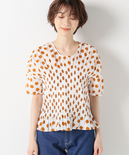 IENA - 未使用。トムセン　thomsen ウィンドウチェック　ボウタイブラウス　シャツ ur's ブラウス シャツ ボウタイブラウス レディース : ZOZOTOWN