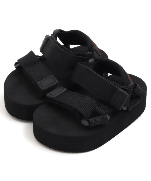 BREEZE（ブリーズ）の「テープサンダル（サンダル・キッズ・ターコイズブルー/ブラック/ベージュ・21/15 /16/14/13/20/18/17/19）」の2枚目の写真