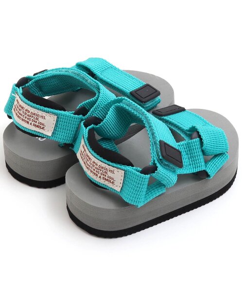 BREEZE（ブリーズ）の「テープサンダル（サンダル・キッズ・ターコイズブルー/ブラック/ベージュ・21/15 /16/14/13/20/18/17/19）」の9枚目の写真