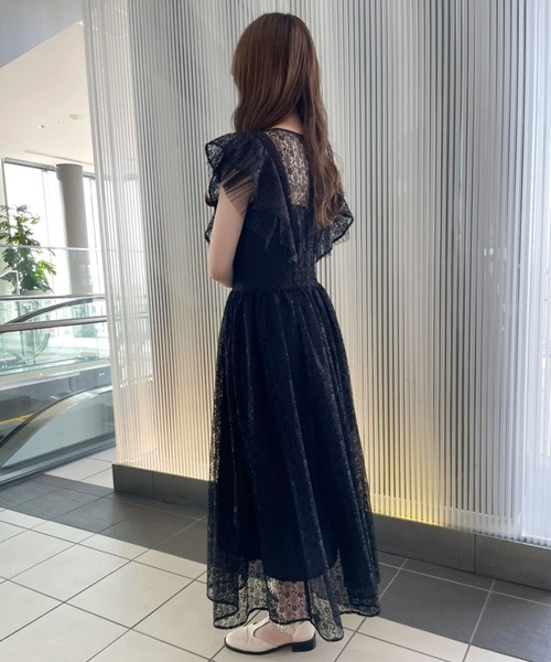 Heather（ヘザー）の「総レースノースリーブワンピース 281706（ドレス