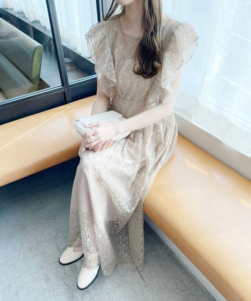 Heather（ヘザー）の「総レースノースリーブワンピース 281706（ドレス