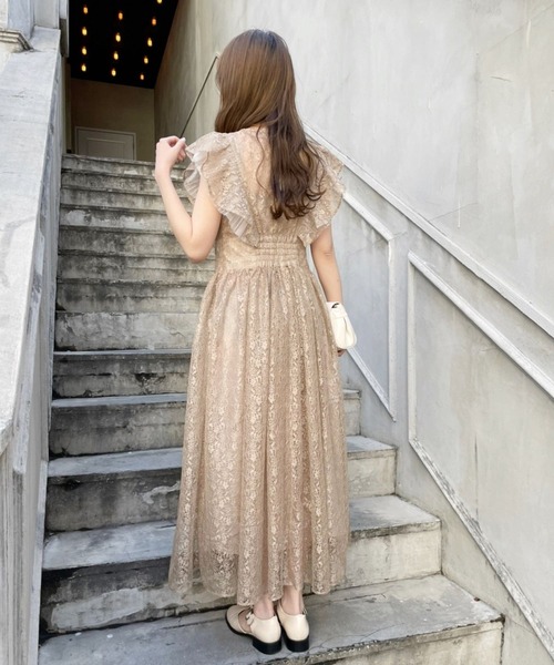 Heather（ヘザー）の「総レースノースリーブワンピース 281706（ドレス