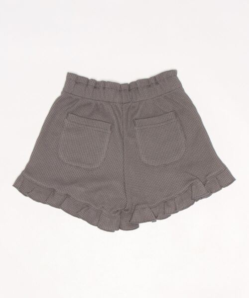 Lycee mine（リセマイン）の「フリルフリルショートパンツ（スウェットパンツ・キッズ・ベージュ/カーキ/ピンク/ミント/チャコール/ブラック/ラベンダー・110cm/100cm/120cm/130cm/140cm）」の12枚目の写真