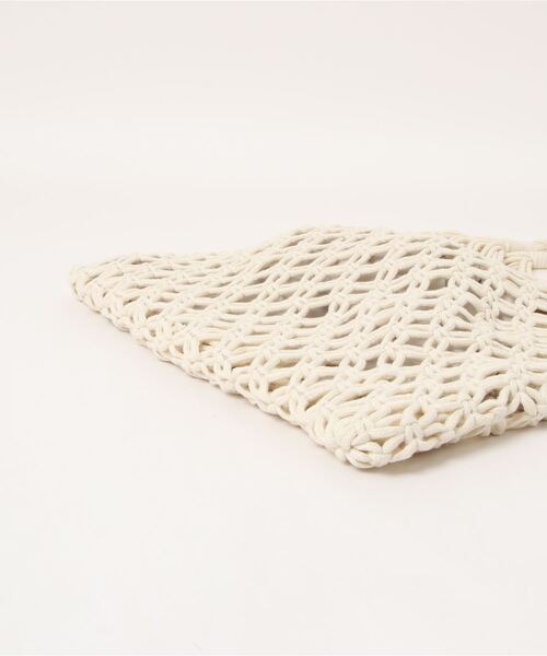 mysty woman（ミスティウーマン）の「マクラメトートバッグ 276764（トートバッグ・レディース・ベージュ/ブラウン/オフホワイト・FREE）」の18枚目の写真