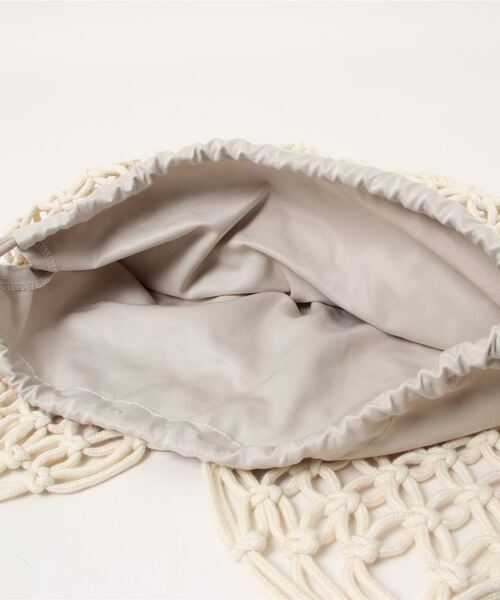 mysty woman（ミスティウーマン）の「マクラメトートバッグ 276764（トートバッグ・レディース・ベージュ/ブラウン/オフホワイト・FREE）」の19枚目の写真