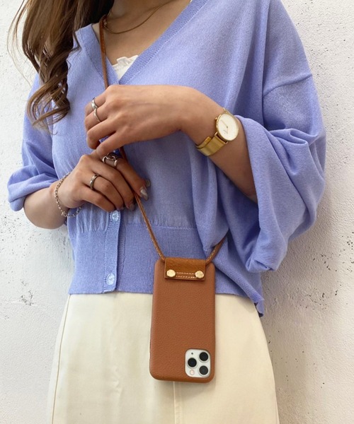 apres jour mignon(アプレジュールミニョン)の「【apresjour mignon×ARIAZ】スマホショルダーケース(スマホケース/カバー・レディース・ブラック系その他/ブラック系その他2/ブラック系その他3/ブラック系その他4/ブラック系その他5/ブラック系その他6/ブラウン系その他/ブラウン系その他2/ブラウン系その他3/ブラウン系その他4/ブラウン系その他5/ブラウン系その他6/グリーン系その他/グリーン系その他2/グリーン系その他3/グリーン系その他4/グリーン系その他5/グリーン系その他6・ONESIZE)」の8枚目の写真