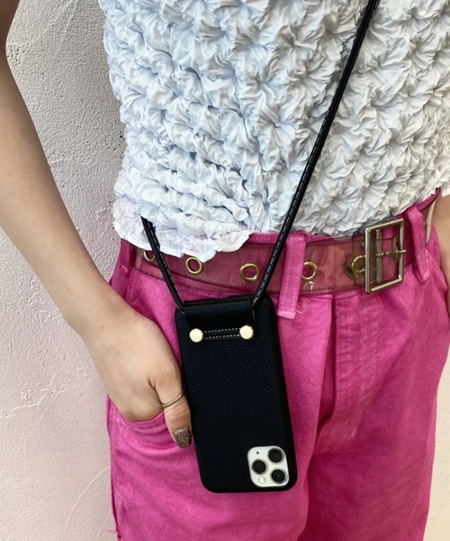 apres jour mignon(アプレジュールミニョン)の「【apresjour mignon×ARIAZ】スマホショルダーケース(スマホケース/カバー・レディース・ブラック系その他/ブラック系その他2/ブラック系その他3/ブラック系その他4/ブラック系その他5/ブラック系その他6/ブラウン系その他/ブラウン系その他2/ブラウン系その他3/ブラウン系その他4/ブラウン系その他5/ブラウン系その他6/グリーン系その他/グリーン系その他2/グリーン系その他3/グリーン系その他4/グリーン系その他5/グリーン系その他6・ONESIZE)」の19枚目の写真