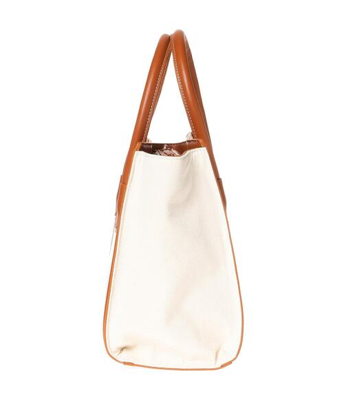 INGNI（イング）の「コンビ配色トートBAG（トートバッグ・レディース・ブラック/キャメル・ONE SIZE）」の4枚目の写真