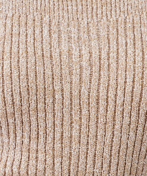 natural couture（ナチュラルクチュール）の「杢もくメランジニットタンク（タンクトップ・レディース・オフホワイト/ブラック/ベージュ/グリーン/ピンク・FREE）」の18枚目の写真