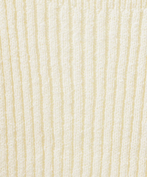 natural couture（ナチュラルクチュール）の「杢もくメランジニットタンク（タンクトップ・レディース・オフホワイト/ブラック/ベージュ/グリーン/ピンク・FREE）」の14枚目の写真