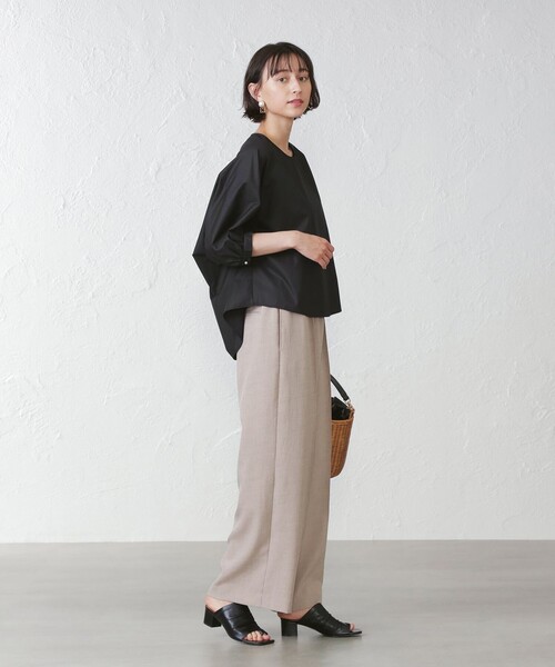 EPOCA THE SHOP（エポカザショップ）の「ドルマンスリーブブラウス（シャツ/ブラウス・レディース・ブラック/ブラウン系その他5・38）」の3枚目の写真