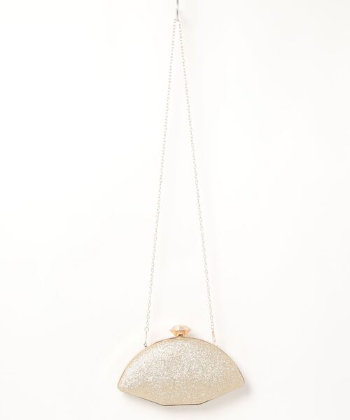 LA VORAGINE(ラ ヴォラジネ)の「結婚式BAG キラキラがま口クラッチハンドバッグ/ショルダーバッグ 入学式 卒業式 パーティー セレモニー(クラッチバッグ・レディース・ブラック/シルバー/ピンク/ゴールド・FREE)」の22枚目の写真