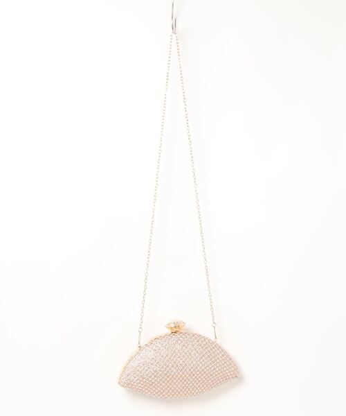 LA VORAGINE(ラ ヴォラジネ)の「結婚式BAG キラキラがま口クラッチハンドバッグ/ショルダーバッグ 入学式 卒業式 パーティー セレモニー(クラッチバッグ・レディース・ブラック/シルバー/ピンク/ゴールド・FREE)」の13枚目の写真