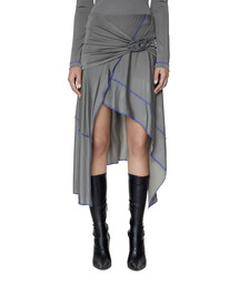DIESEL | レディース スカート アシンメトリー ミディ丈(スカート)