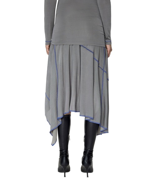 DIESEL（ディーゼル）の「レディース スカート アシンメトリー ミディ丈（スカート・レディース・グレー/ブラック・SMALL/LARGE/X-SMALL/MEDIUM）」の10枚目の写真