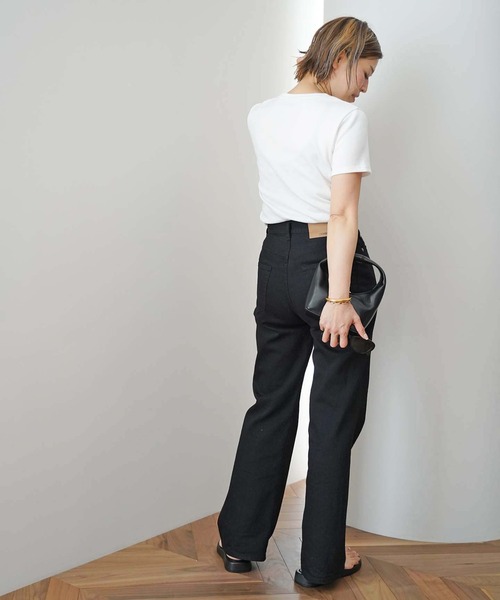 Deuxieme Classe（ドゥーズィエムクラス）の「Petite Tシャツ（Tシャツ/カットソー・レディース・ブラック/ホワイト/ベージュ・FREE）」の11枚目の写真