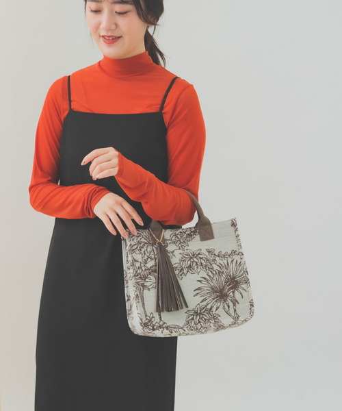 RODE SKO（ロデスコ）の「プチジャガードスクエアトートバッグ（トートバッグ・レディース・ブラック/ブラウン・ONE）」の7枚目の写真