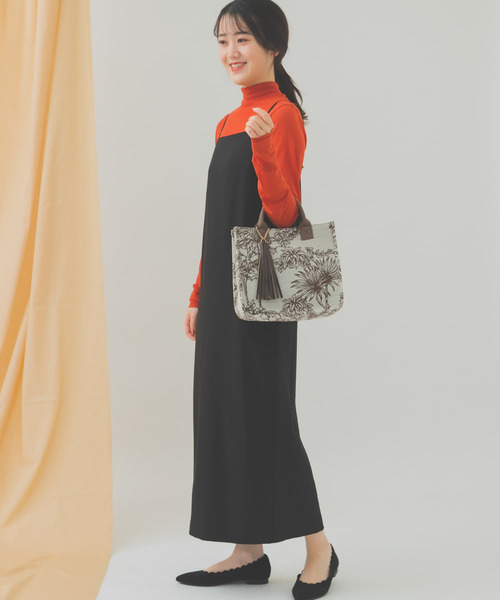 RODE SKO（ロデスコ）の「プチジャガードスクエアトートバッグ（トートバッグ・レディース・ブラック/ブラウン・ONE）」の8枚目の写真