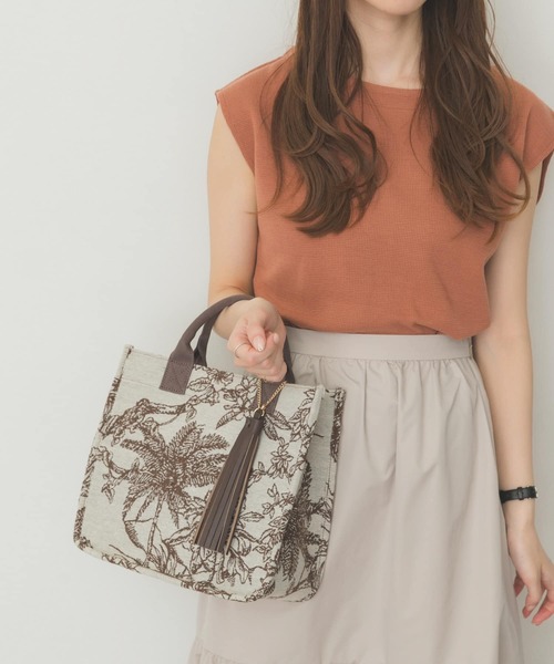 RODE SKO（ロデスコ）の「プチジャガードスクエアトートバッグ（トートバッグ・レディース・ブラック/ブラウン・ONE）」の13枚目の写真