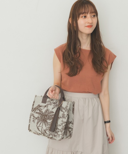 RODE SKO（ロデスコ）の「プチジャガードスクエアトートバッグ（トートバッグ・レディース・ブラック/ブラウン・ONE）」の17枚目の写真