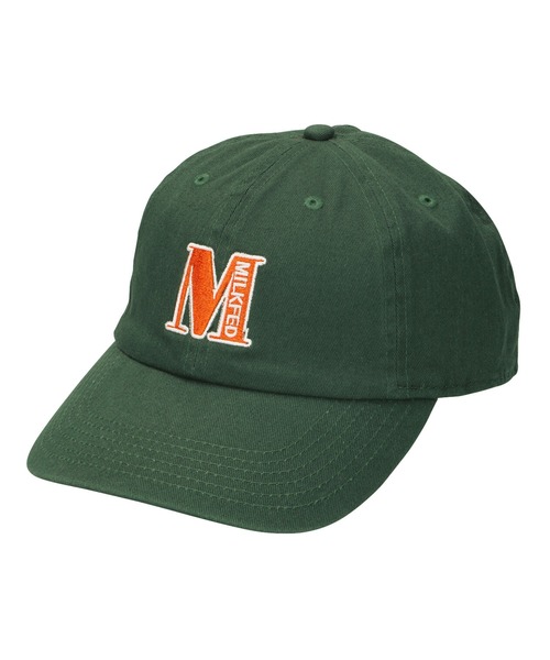 MILKFED.（ミルクフェド）の「M EMBROIDERY LOGO CAP/ロゴ刺繍 キャップ（キャップ・レディース・ブラック/ライトピンク/グリーン/ベージュ・ONE SIZE）」の3枚目の写真