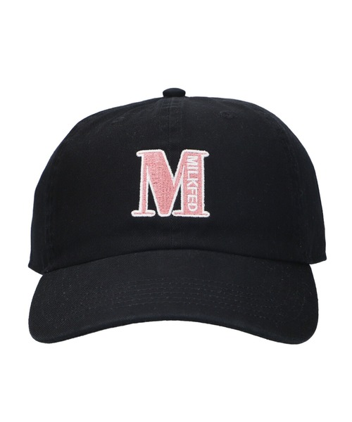 MILKFED.（ミルクフェド）の「M EMBROIDERY LOGO CAP/ロゴ刺繍 キャップ（キャップ・レディース・ブラック/ライトピンク/グリーン/ベージュ・ONE SIZE）」の8枚目の写真