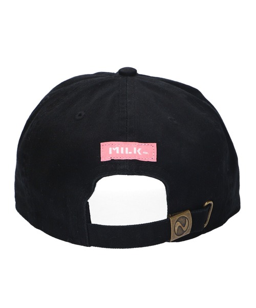 MILKFED.（ミルクフェド）の「M EMBROIDERY LOGO CAP/ロゴ刺繍 キャップ（キャップ・レディース・ブラック/ライトピンク/グリーン/ベージュ・ONE SIZE）」の10枚目の写真